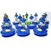 Subbuteo Andrew Table Soccer Schalke 04 2020-21 on Classic Hasbro bases